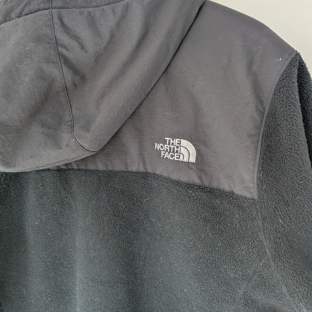 The North Face Denali Hooded Black Fleece Jacket Women's  Size XL - Picture 7 of 16